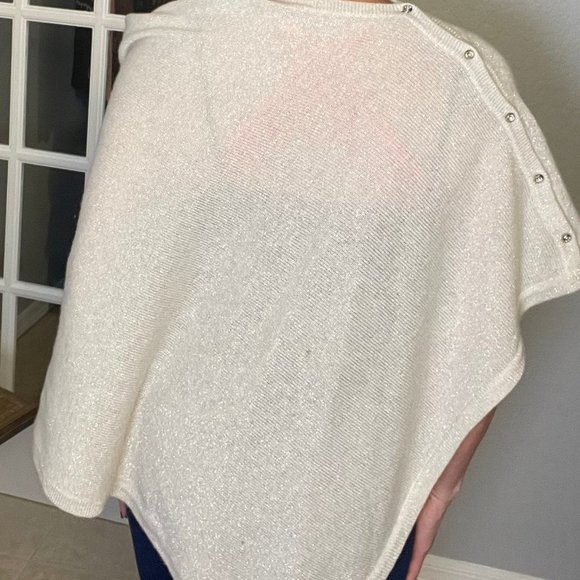 Lilly Pulitzer Cashmere Poncho Wrap Sweater - Picture 3 of 9